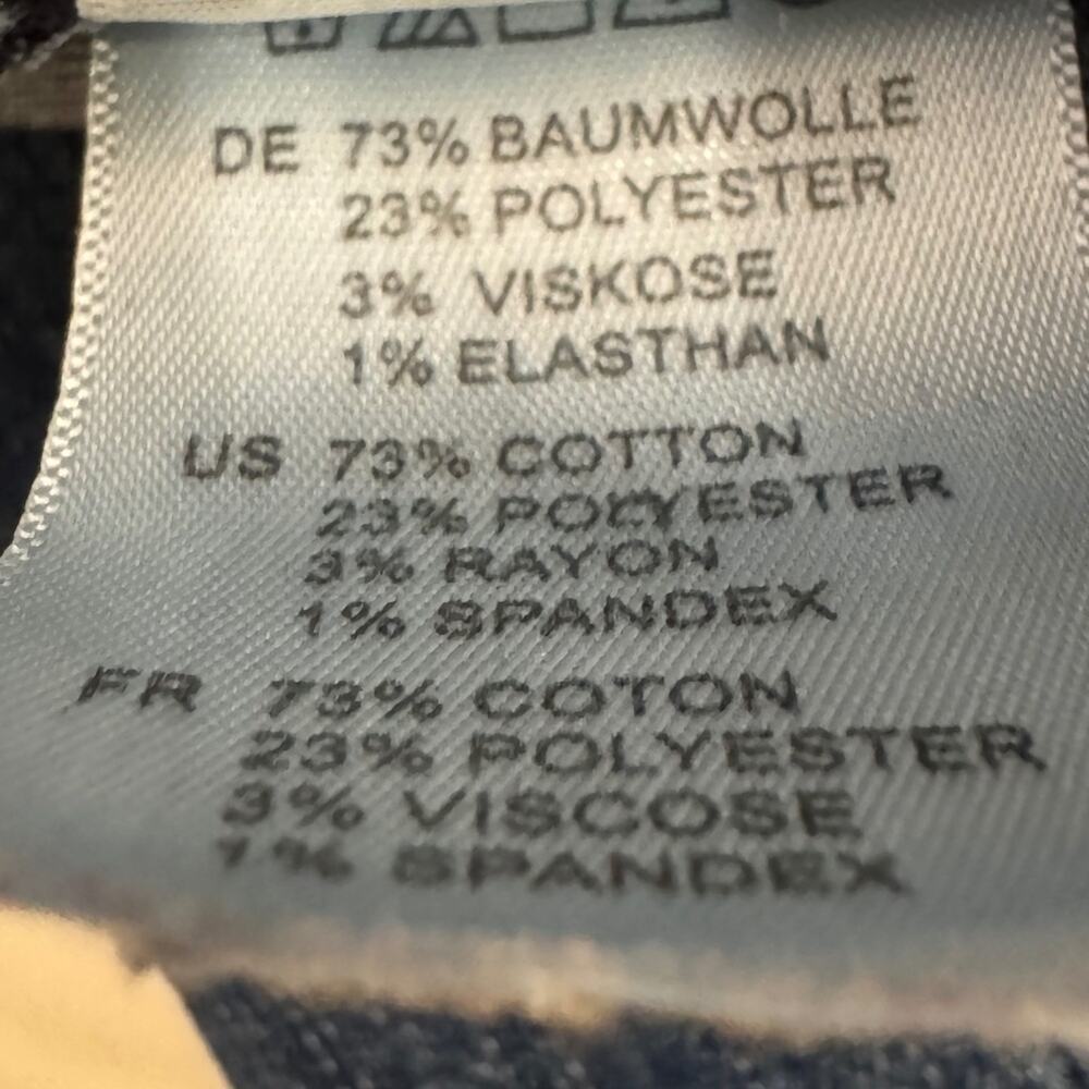 Articles of Society jeans released hem denim vertical seamed  Sz 30 US 10 - Picture 11 of 12